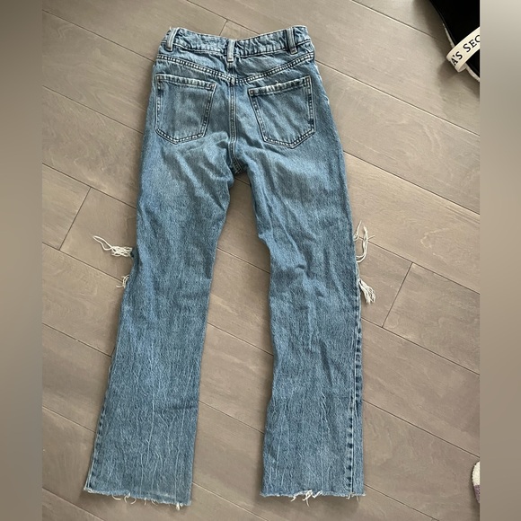 Light blue garage denim 90s straight jeans - Picture 4 of 4